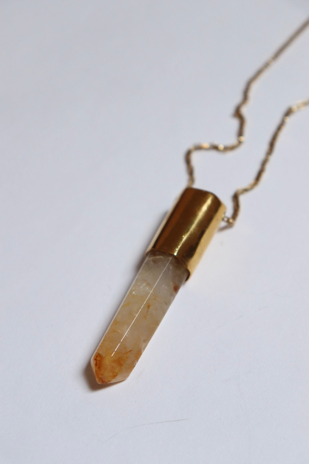 Collar cuarzo hematoide