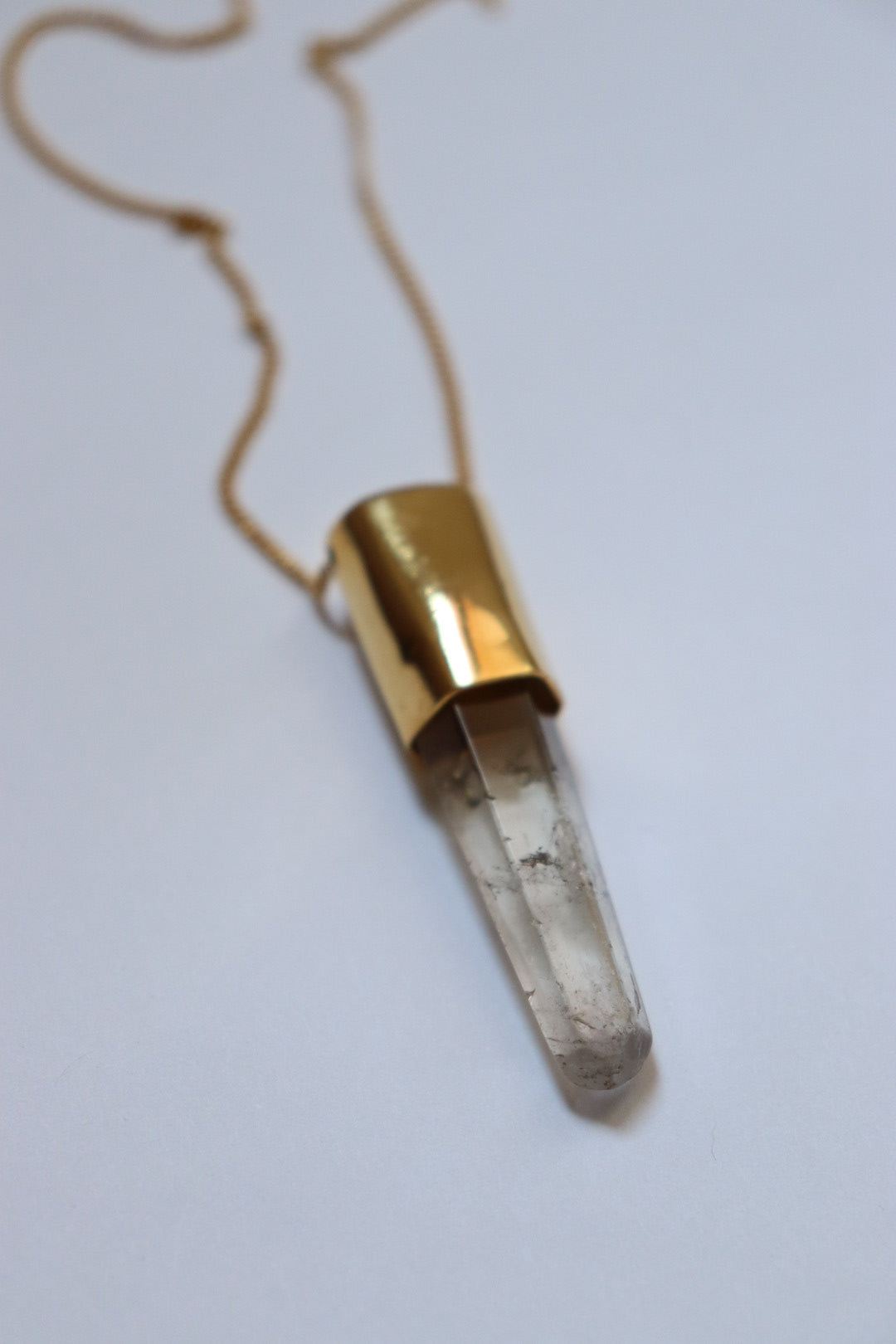 Collar cuarzo ahumado