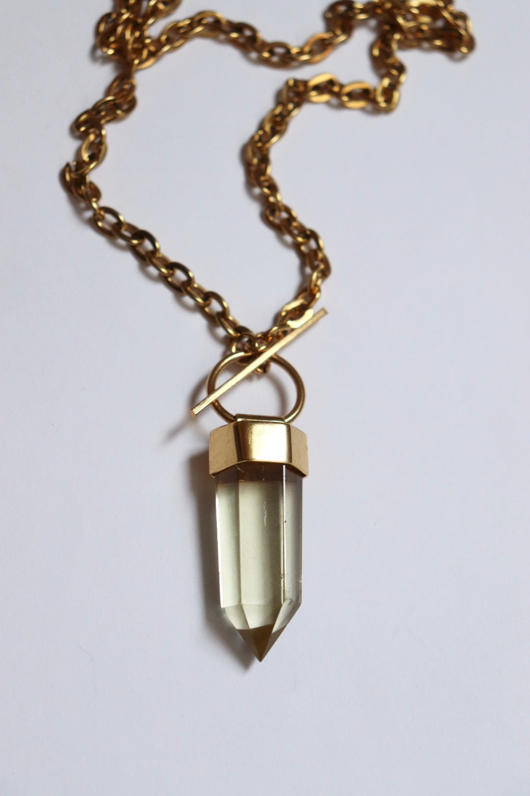 Collar cuarzo citrino