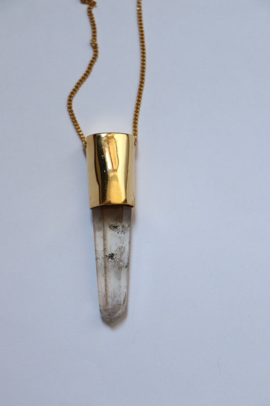 Collar cuarzo ahumado