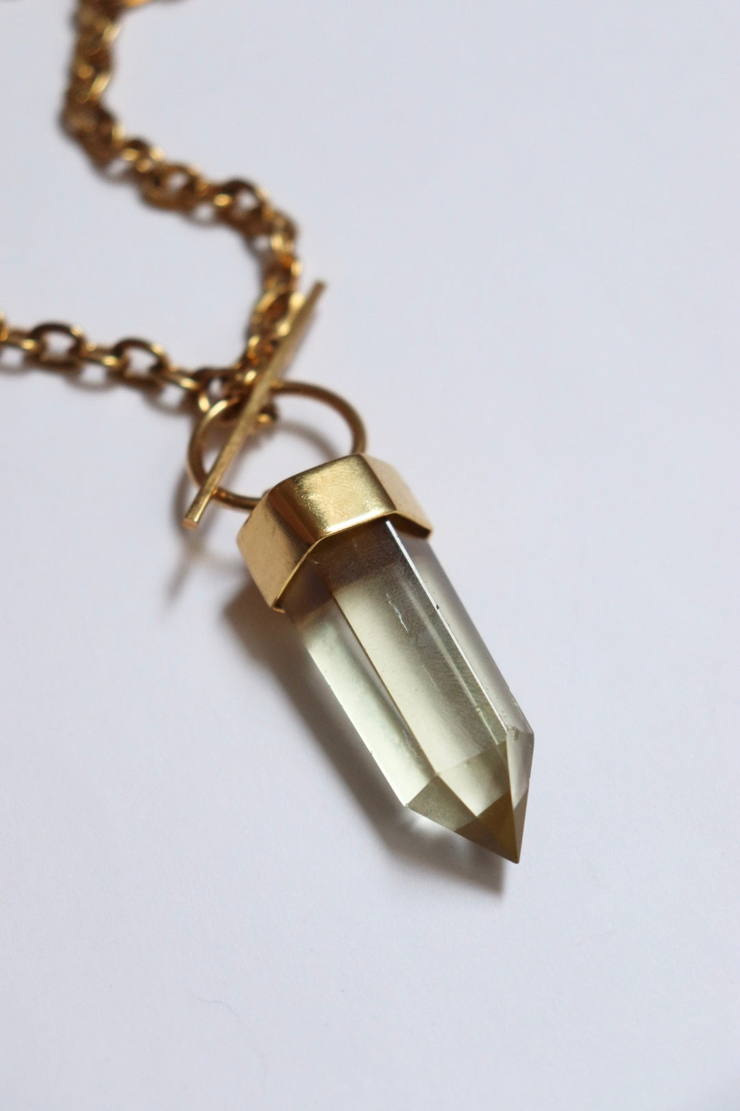 Collar cuarzo citrino