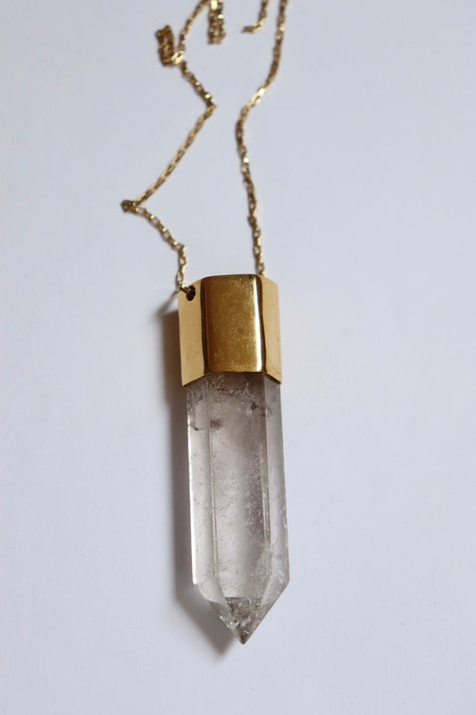 Amuleto cuarzo ahumado