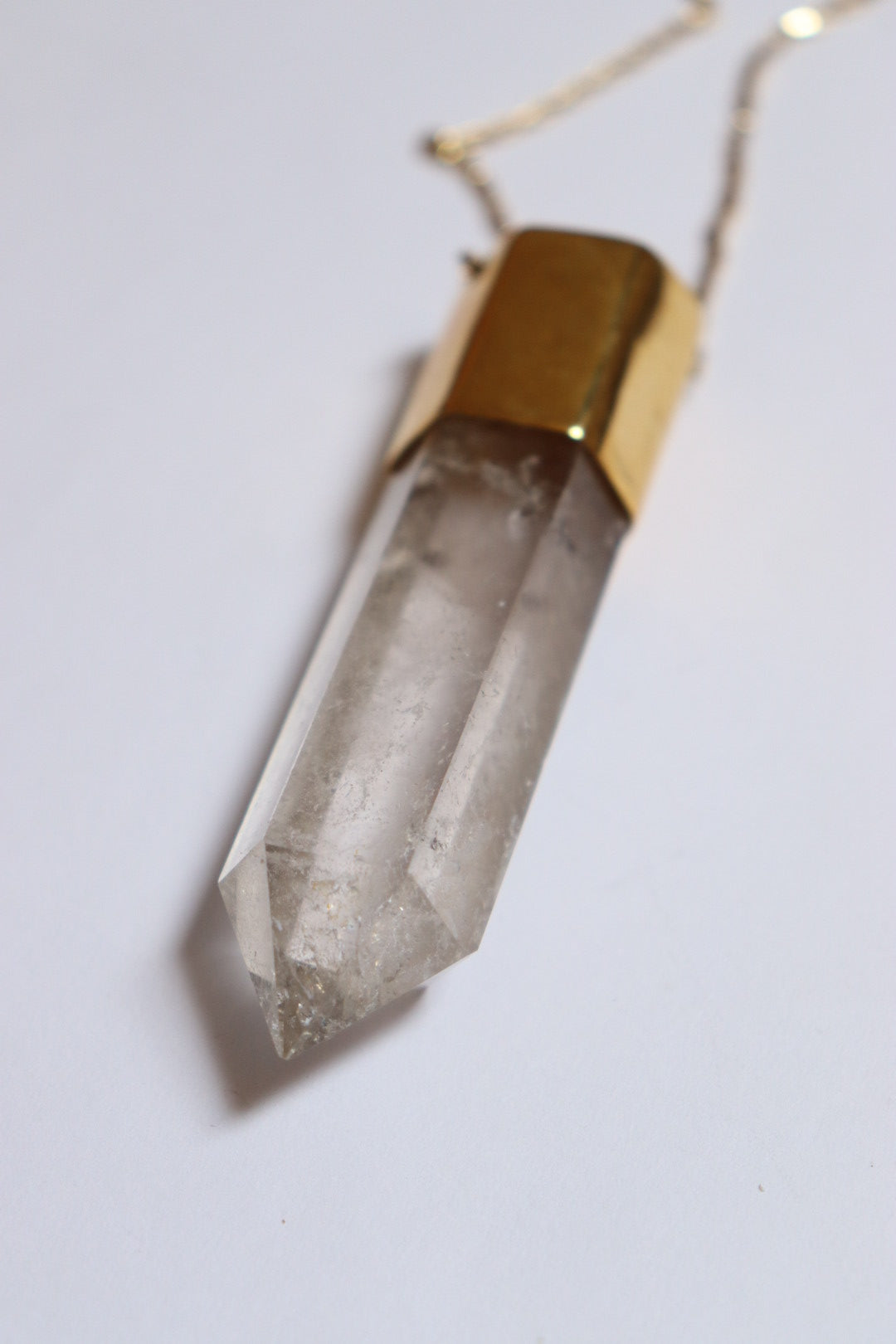 Amuleto cuarzo ahumado