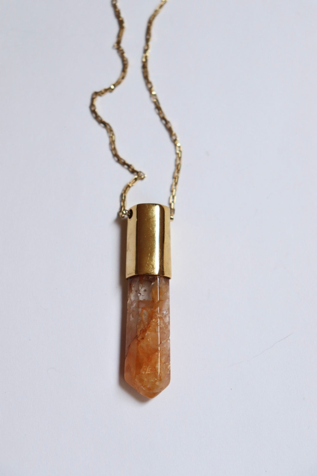 Collar cuarzo hematoide